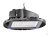 Промышленный светодиодный светильник ITL-LED-HB004 подвесной для высоких пролетов ДСП-250Вт 37500Лм IP67 #1