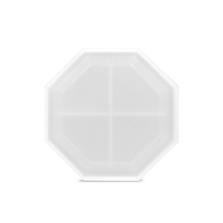 Силиконовый молд - Подстаканник восьмиугольник, 11х11см 2