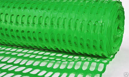 Аварийное ограждение пластиковое зеленое 150 г/м2 (рулон 1,8x50 м)