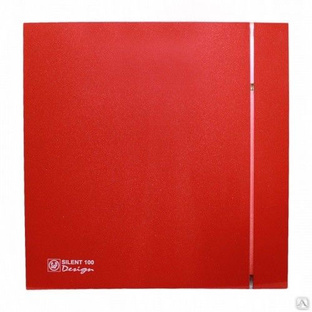 Вентилятор накладной Soler Palau SILENT-100 CHZ RED DESIGN 4C 
