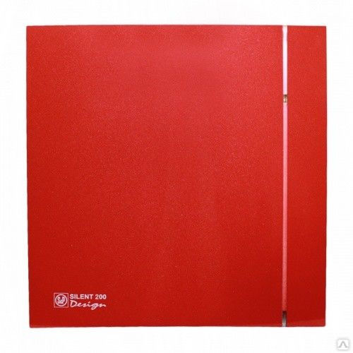 Вентилятор накладной Soler Palau SILENT-200 CZ RED DESIGN 4C