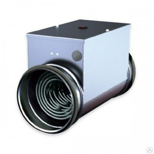 Электрический канальный нагреватель круглый Backer KN 160-6.0-2f