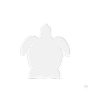 Силиконовый молд - Коастер черепаха, 22х19см 