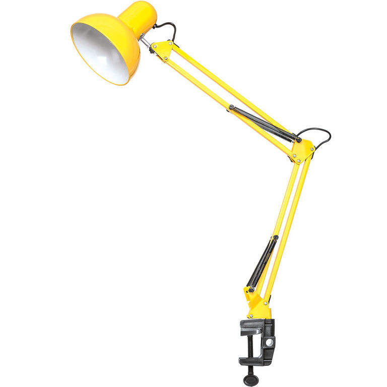 Светильник на кронштейне школьный с переключателем 800 желтый