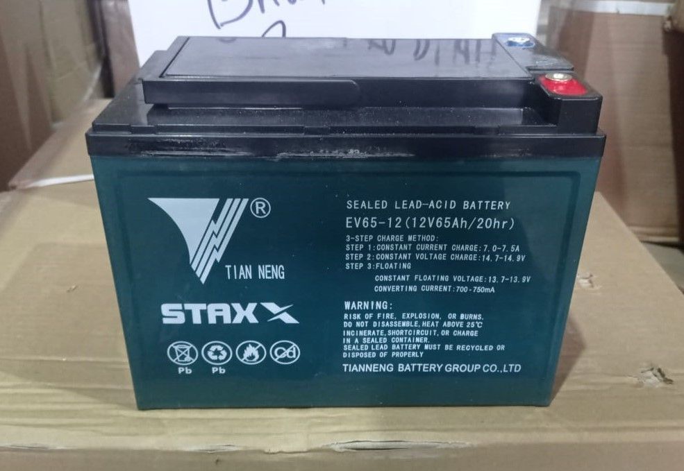 Аккумулятор для тележек WPT15-2 12 В/65 Ач гелевый (Gel battery) TOR