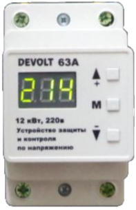 Devolt 63A - реле напряжения многофункциональное