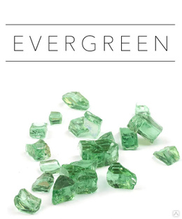 Стеклянная крошка Premium Ever Green, 500г. Размер частиц: 5-20 мм 