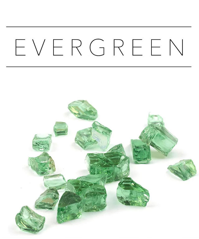 Стеклянная крошка Premium Ever Green, 500г. Размер частиц: 5-20 мм