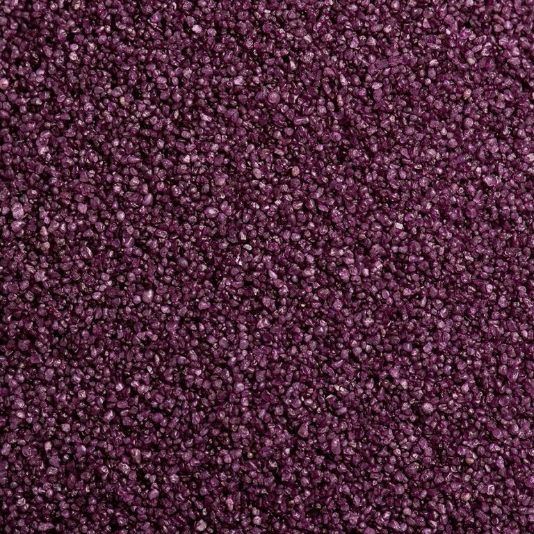 Фиолетовый кварцевый песок, 100г. Размер фракции: 0,3-0,7мм