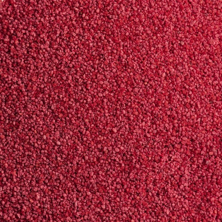 Красный кварцевый песок, 100г. Размер фракции: 0,3-0,7мм