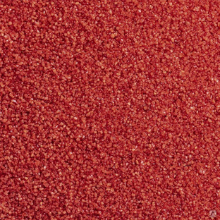 Красно-оранжевый кварцевый песок, 100г. Размер фракции: 0,3-0,7мм 