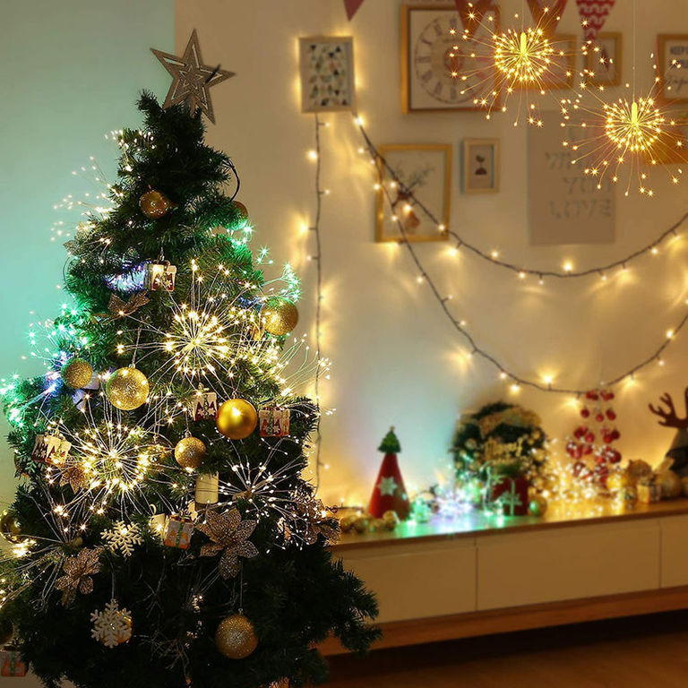 Гирлянда-бахрома "Фейверк" 2,5х0,5х0,4 м, 500 LED фото 2