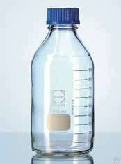 Бутылка лабораторная, DURAN®, с кодом для отслеживания, с винтовой крышкой 1000 мл 
