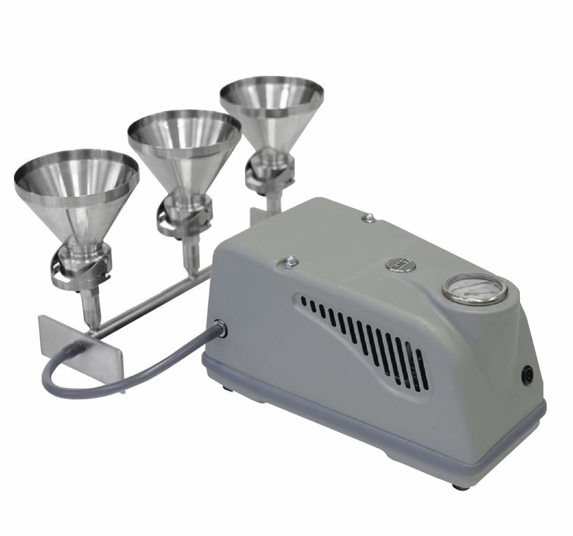 Прибор вакуумного фильтрования ПВФ-35/3 Б (3 воронки по 500 мл, вакуумная станция, трубопроводы)