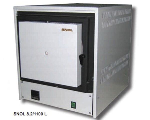 Муфельная печь SNOL 8,2/1100 LSM (до 1100 °С, термоволокно, электронный терморегулятор)
