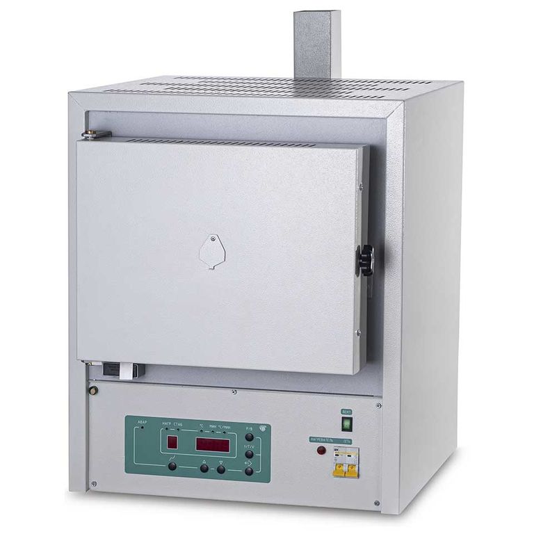 Муфельная печь ЭКПС-10 СПУ мод. 4007 (200-1250 °С, 10-ступенч. регулятор, с вытяжкой)