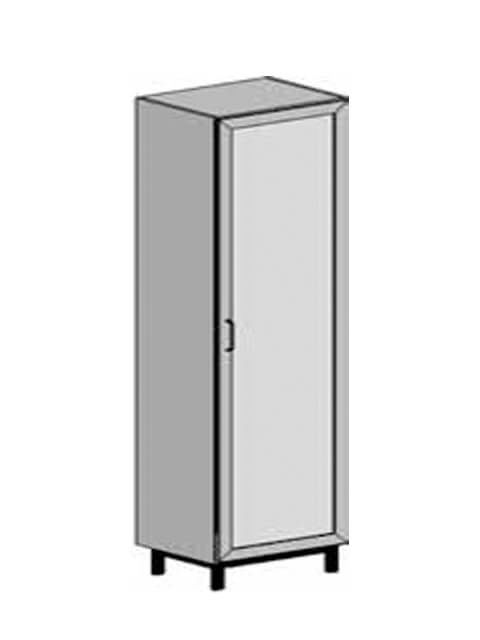 Шкаф для хранения ТШ-101 (420х420х1700), металлическая дверь
