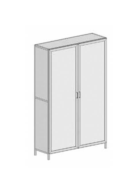 Шкаф для хранения ТШ-301 (1200х500х2000), 2 дверцы