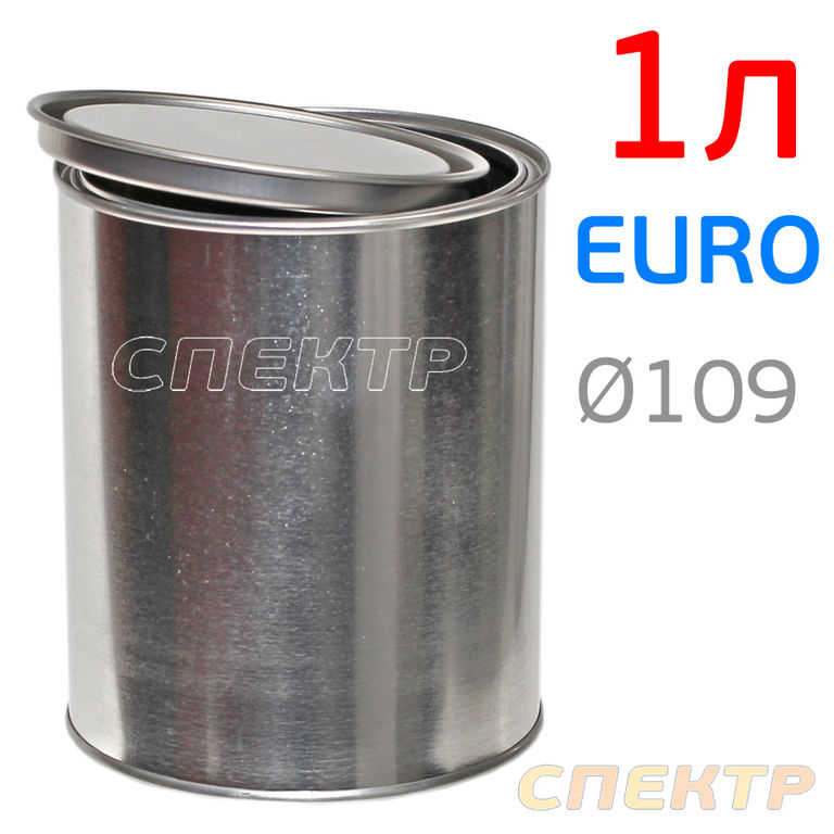 Банка металлическая (1л) EURO без покрытия
