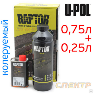 Сверхпрочное покрытие U-POL Raptor колеруемое (1л) раптор #1
