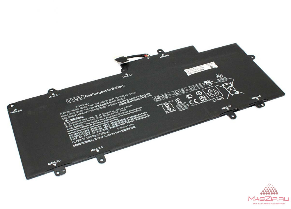 Аккумуляторная батарея для ноутбука HP Chromebook 14-AK010NR (BU03XL) 11.4V