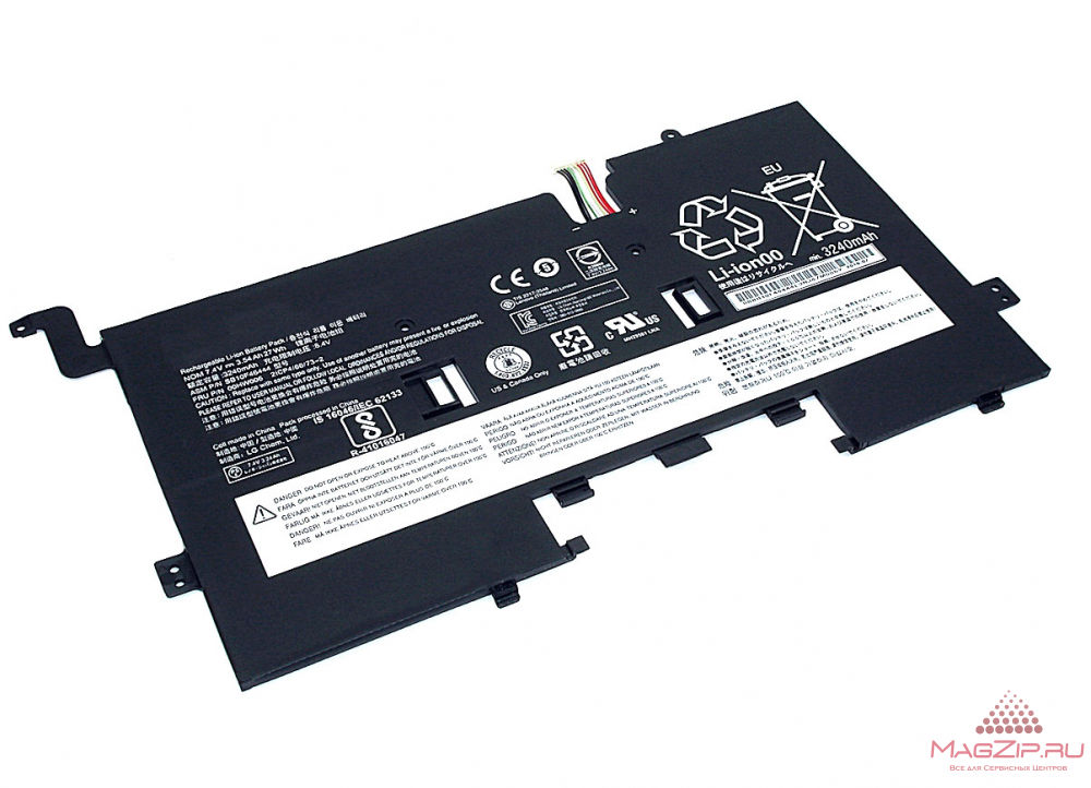 Аккумуляторная батарея для ноутбука Lenovo ThinkPad Helix (00HW007) 7.4V 35