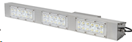 Светильник светодиодный линейный ITL-LED-LN002 (с линзой) 3 световых модуля 120 Вт