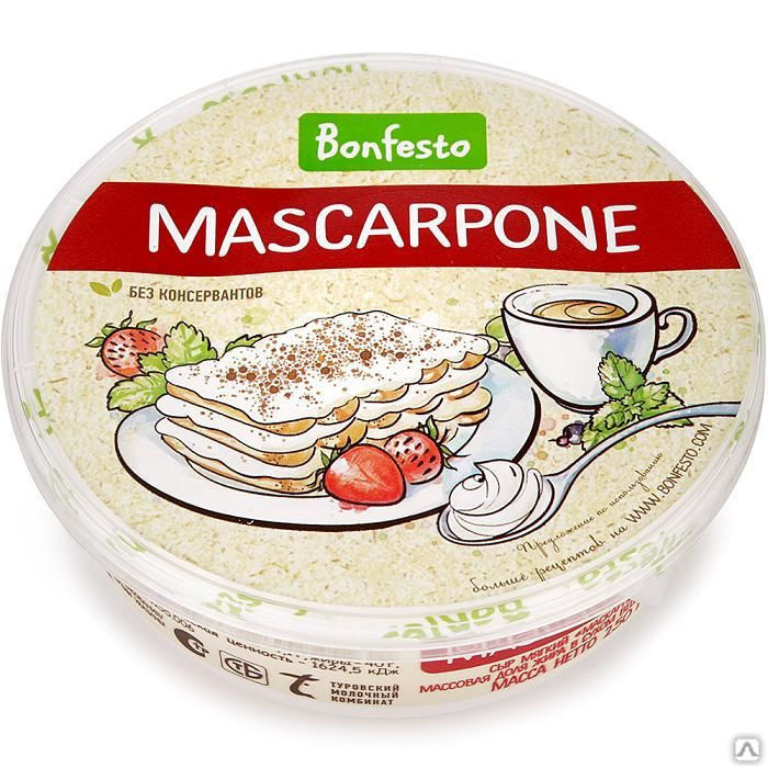 Сыр Маскарпоне Bonfesto 250 г 78% 6 шт