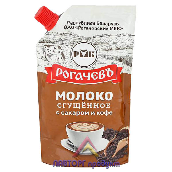Сгущенное молоко с кофе “РОГАЧЕВ", 280г