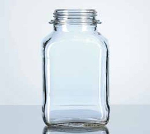 Бутылка четырехгранная с резьбой, нейтральное стекло DWK Life Sciences Цвет: светлый 9.072072