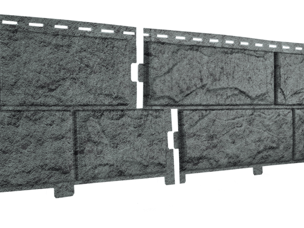 Фасадная панель полипропиленовая Стоун Хаус Камень Изумрудный Ю-Пласт