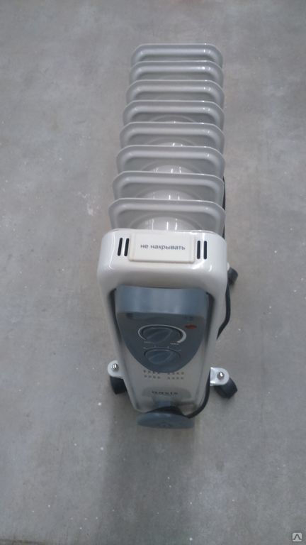 Масляный радиатор Oasis US-15 на 1,5кВт 7 секций