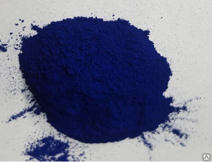 Органический пигмент голубой ФЦ марка Б для краски