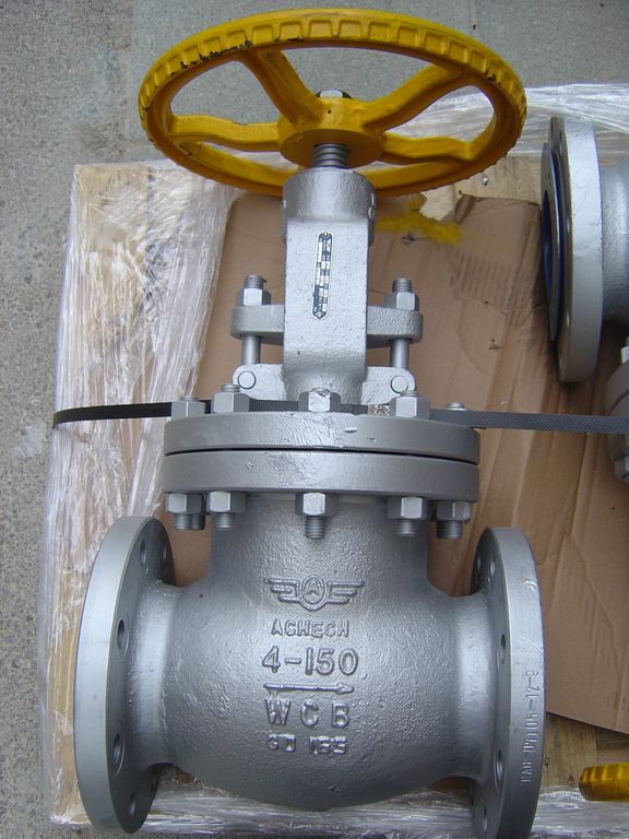 Вентиль стальной - клапан запорный Ду254 Ру 16