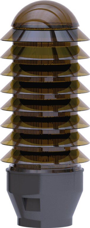 Светильник парковый Медуза-8 (соло) НТУ 07-40-001 ПК е27 (А85) бронза