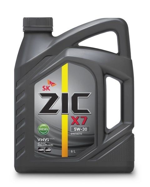 ZIC NEW X7 5W30 Diesel 6л (масло моторное синт.)