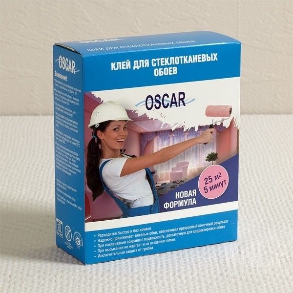 Клей для стеклообоев Oscar, 200 г картонная пачка