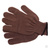 Перчатки трикотажные, акрил, ПВХ гель, "Протектор", коричневый, оверлок Россия Сибртех #4