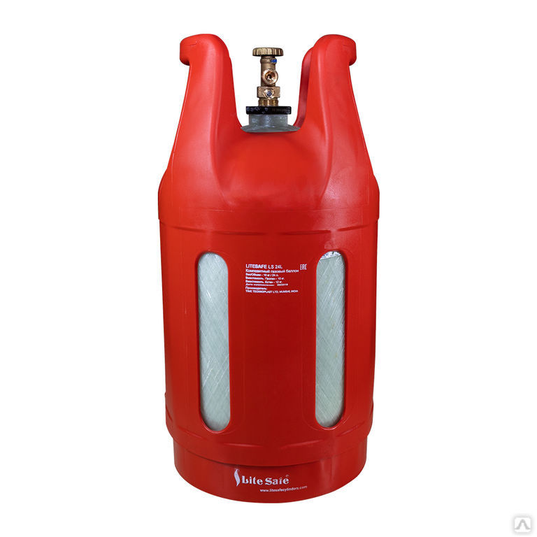 Баллоны газовые LiteSafe LITESAFE - Полимерно-композитный баллон для сжиженного газа 24л/10кг Индия 1