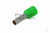 Наконечник штыревой втулочный изолированный зелёный F-12мм 6мм.кв. (НШВи 6.0-12/E6/0-12/E6012) "Rexant" #1