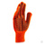 Перчатки трикотажные, акрил, ПВХ гель, "Протектор", оранжевый, оверлок Россия Сибртех #3