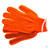 Перчатки трикотажные акрил, ПВХ гель, "Протектор", оранжевый оверлок Россия Сибртех #4