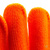 Перчатки трикотажные акрил, ПВХ гель, "Протектор", оранжевый оверлок Россия Сибртех #5