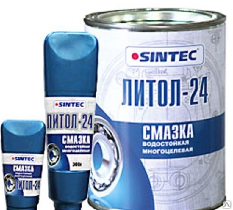 Смазка Sintec Литол-24 9,5 кг. пласт.тара уп/1шт