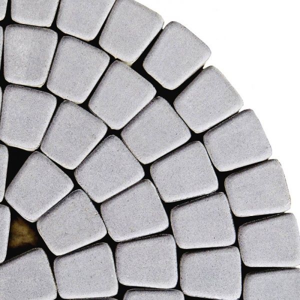 Классико круговая (грифельный) Моноколор плитка тротуарная вибропрессованная Braer толщина 6 см