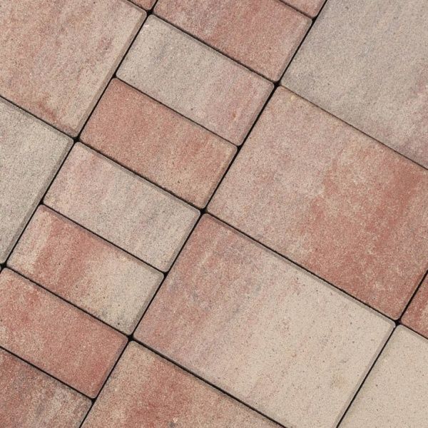 Мозаика (Фламинго) Color Mix плитка тротуарная вибропрессованная Braer толщина 6 см
