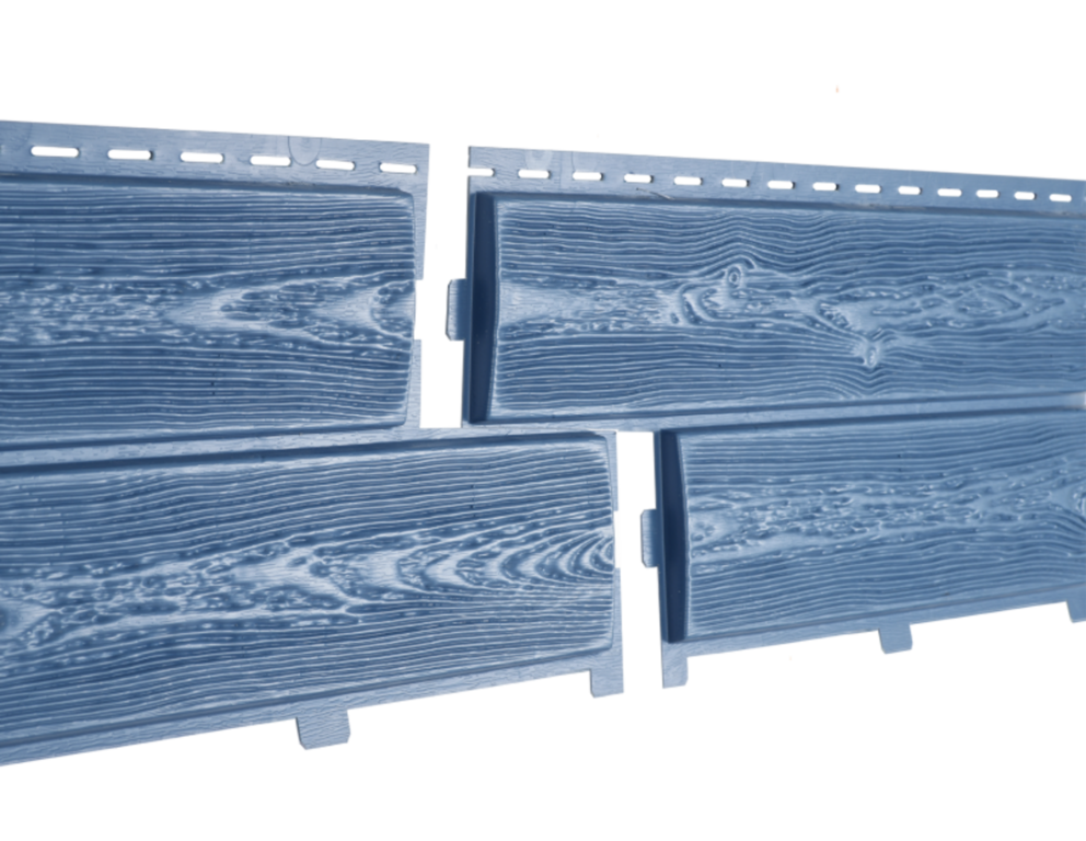 Фасадная панель Hokla Color Голубика 2000х250 мм 0,5 м2