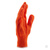 Перчатки трикотажные акрил, оранжевый оверлок Россия Сибртех #3