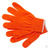 Перчатки трикотажные акрил, оранжевый оверлок Россия Сибртех #4