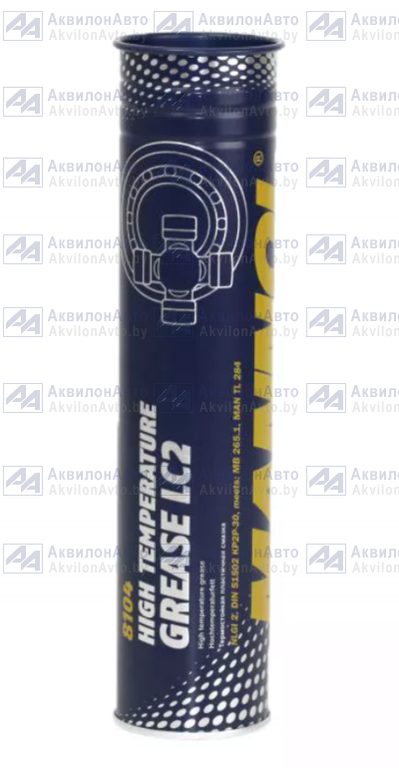 Высокотемпературная смазка синяя 400 гр, металл туба, MANNOL High Temperature Grease LC-2 8104